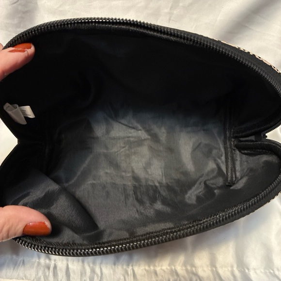 Nicole Miller Red Snake Pattern Cosmetic Bag - Picture 7 of 11